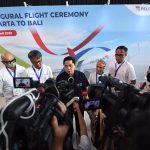 Menteri BUMN Lepas Pelita Airbus A320 Layani Penerbangan Perdana Jakarta-Bali-Jakarta