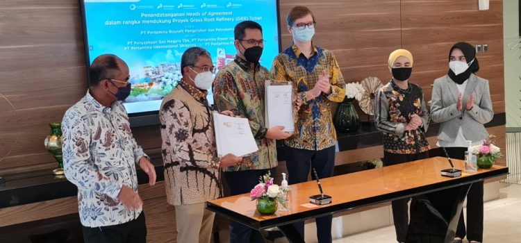 Dukung Akselerasi Proyek Strategis Nasional, PIS dan GRR Tuban Teken HoA
