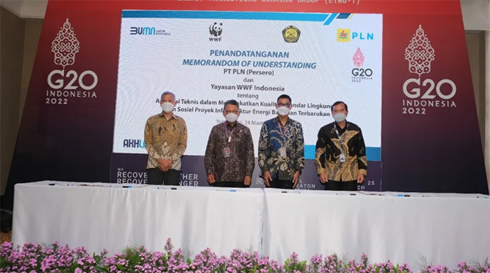 Wujudkan Komitmen Dorong Transisi Energi, PLN Gandeng WWF