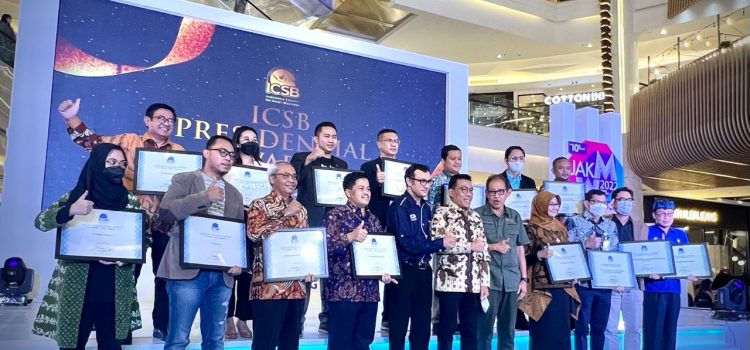 Dukung UMKM, PT Pertamina Lubricants Raih Penghargaan ICSB Presidential Award 2022
