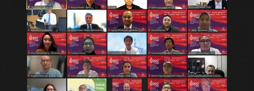 Dukung Net Zero Emisi Karbon, Task Force ESC B20 Tegaskan Tiga Rekomendasi