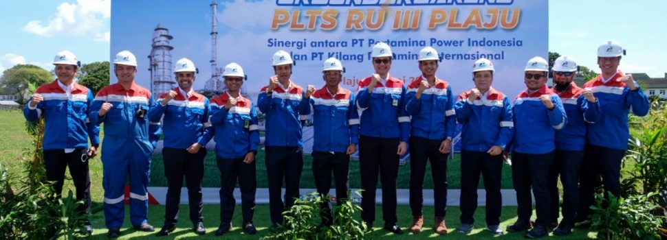Kebut Transisi Energi, Pertamina Groundbreaking PLTS 2,25 MWp Kilang Plaju