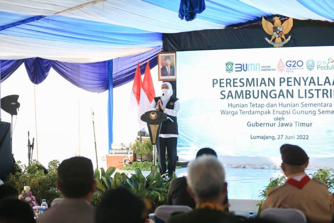 PLN Terangi Hampir 2 Ribu Rumah Huntara dan Huntap Korban Erupsi Semeru