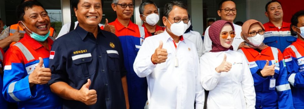 Kunjungi Proyek Gas JTB, Menteri ESDM Semangati Tim Menuju Fase Produksi