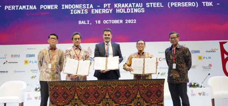 Pertamina NRE – IGNIS Energy Holdings – Krakatau Steel Studi Bersama Pengembangan Hidrogen Bersih di Indonesia