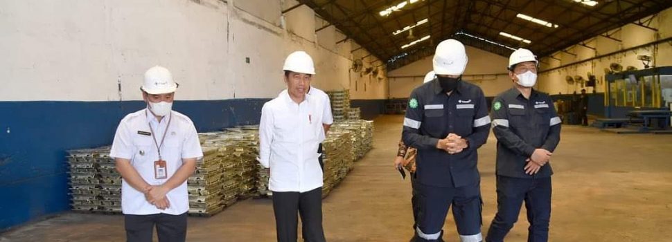 Jokowi “Tengok” Smelter Milik PT. Timah