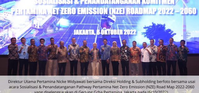 Wujudkan Dukungan, Pertamina Siapkan Strategi Pencapaian Target NZE Nasional