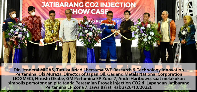 Implementasi Teknologi CCUS, Pertamina Injeksi C02 di Lapangan Jatibarang