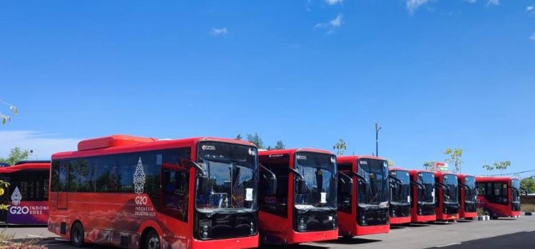 Sukseskan KTT G20, DAMRI Siap Operasikan 24 Bus Listrik
