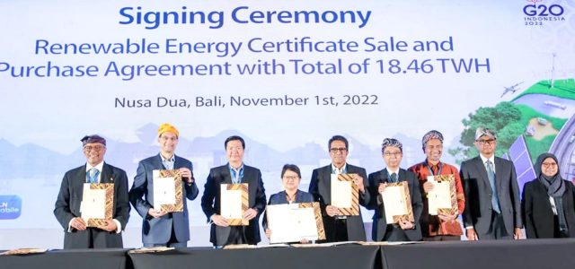 Jelang KTT G20, 6 Perusahaan Dukung Energi Hijau Lewat REC PLN