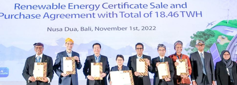 Jelang KTT G20, 6 Perusahaan Dukung Energi Hijau Lewat REC PLN