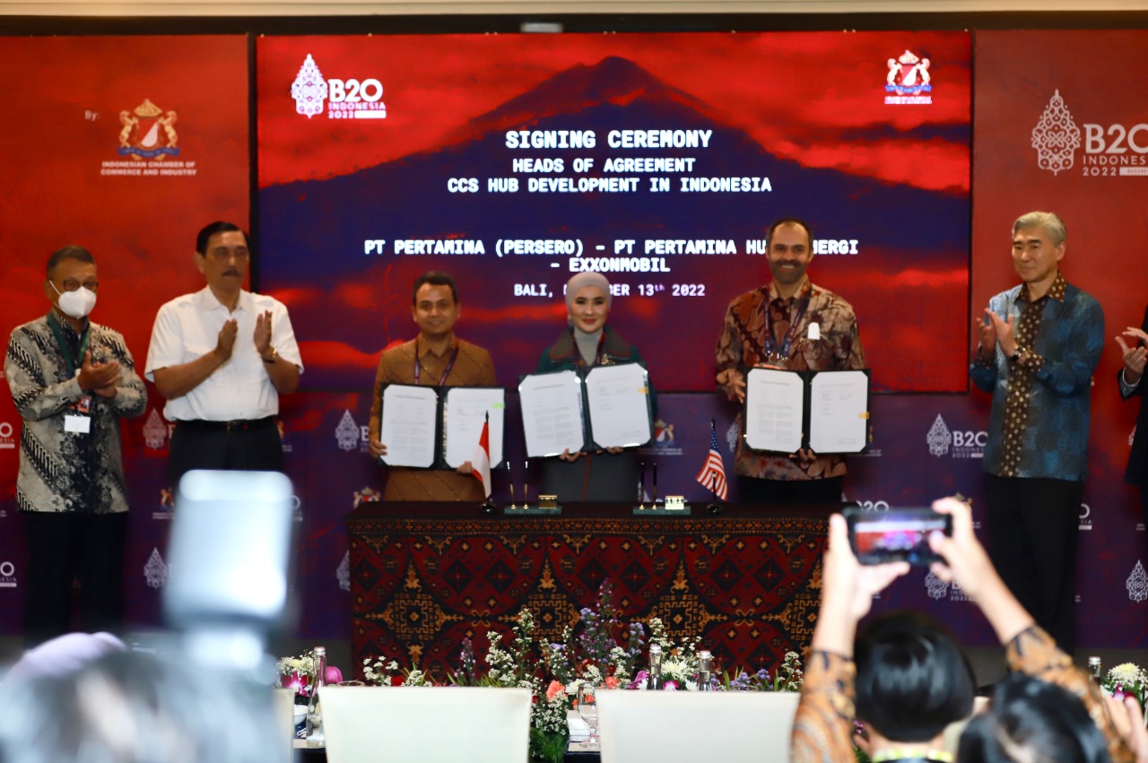 Pertamina - ExxonMobil Perkuat Kerja Sama Dekarbonisasi Kejar Target Nol Emisi 2060