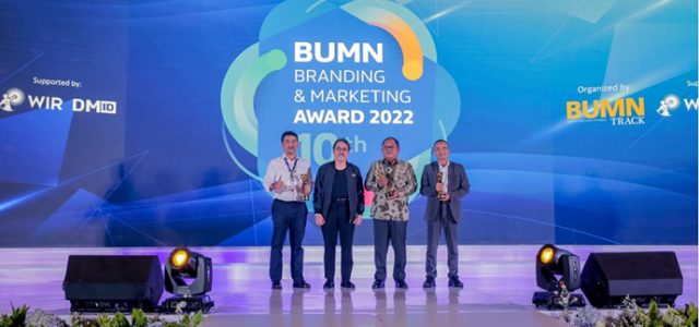 PTK Raih 3 Penghargaan BUMN Branding & Marketing Award 2022