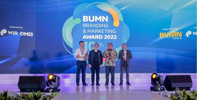 PTK Raih 3 Penghargaan BUMN Branding & Marketing Award 2022