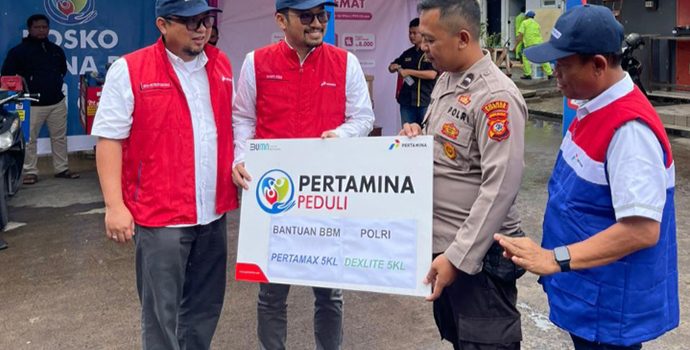 Pertamina Suplai 20 Ribu Liter BBM untuk Polri Bantu Penanggulangan Gempa Cianjur
