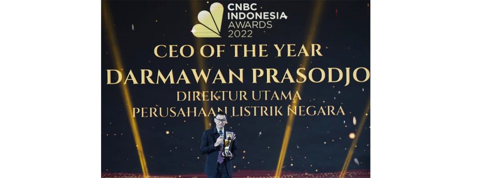 Sukses Lakukan Transformasi Layanan di Tubuh PLN, Darmawan Dinobatkan Jadi CEO of The Year