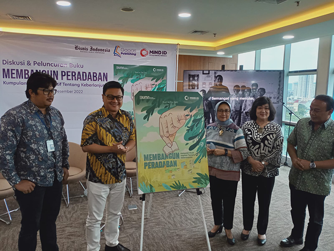 Luncurkan Buku Membangun Peradaban, Bukti Kontribusi Grup MIND ID Membangun Bangsa