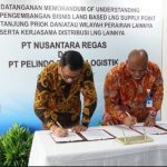 Kerjasama Pengembangan LNG, Nusantara Regas-Pelindo Energi Logistik Teken MoU