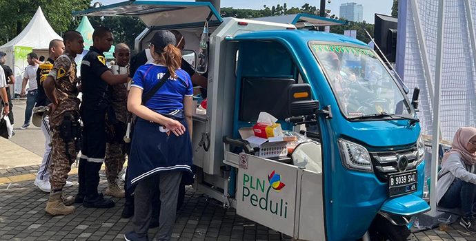 5 Gerobak Motor Listrik UMKM Binaan PLN Ramaikan EV FUNDAY