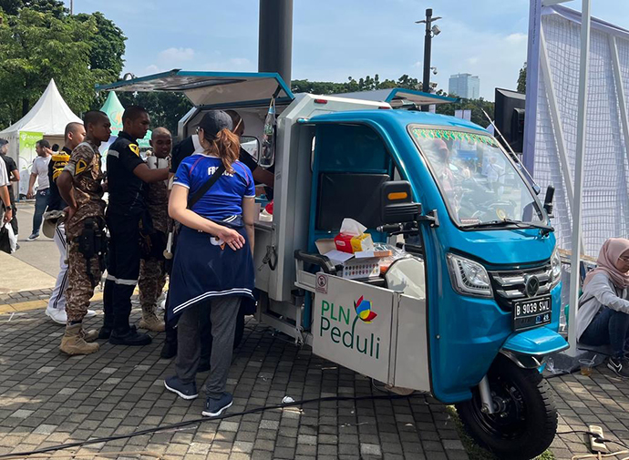 5 Gerobak Motor Listrik UMKM Binaan PLN Ramaikan EV FUNDAY