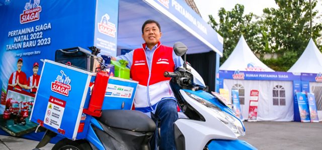 Dirut Pertamina Patra Niaga Tinjau Kesiapan Layanan Nataru di Tol Trans-Jawa