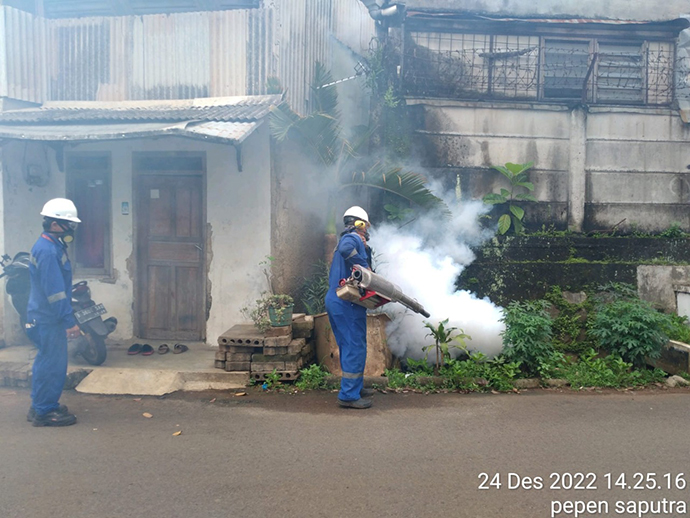 Cegah Wabah DBD, Elnusa Laksanakan Kegiatan CSR Fogging