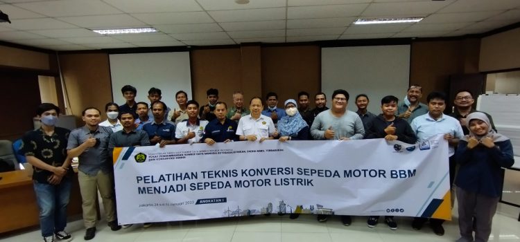 Mantap, Kejar Target EBT, Pelatihan Konversi Motor BBM ke Listrik Mulai Digelar