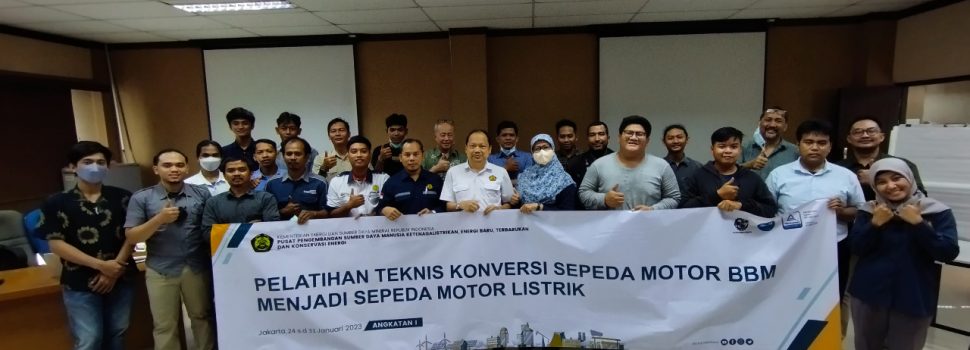 Mantap, Kejar Target EBT, Pelatihan Konversi Motor BBM ke Listrik Mulai Digelar