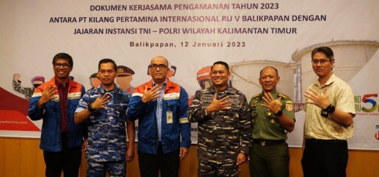 Sinergi Pengamanan Objek Vital Nasional, Pertamina Tanda Tangan Kerja Sama dengan TNI – POLRI