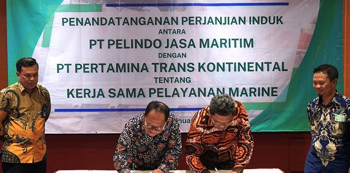 Sinergi Perkuat Industri Maritim RI, PTK dan Pelindo Jasa Marine Jalin Kerja Sama Bisnis