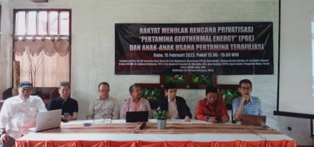 Petisi Rakyat Tolak Rencana Privatisasi PGE dan Sejumlah Anak Usaha Pertamina