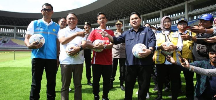 Cek Stadion Manahan Solo untuk Piala Dunia U-20, Ketum PSSI Pastikan Kesiapan Listrik Aman