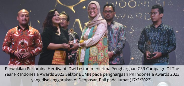 Program Pinky Movement Pertamina Raih Gold Winner Pada Ajang PRIA 2023