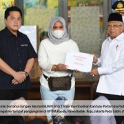Wapres Serahkan Bantuan Pertamina Untuk Warga Pengungsi Plumpang