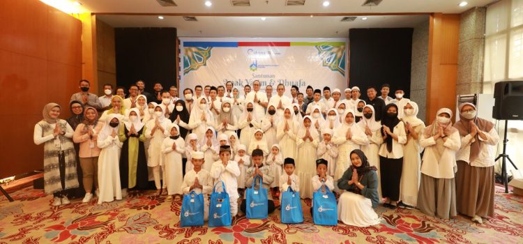 Peduli Anak Yatim-Dhuafa, Elnusa Bagikan Santunan