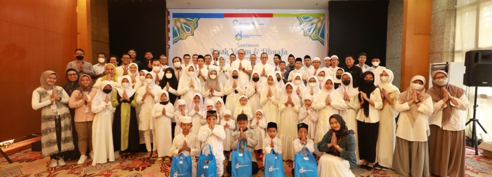 Peduli Anak Yatim-Dhuafa, Elnusa Bagikan Santunan