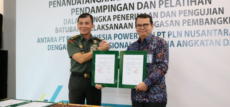 PLN Nusantara Power dan TNI AD Teken Kerja Sama Amankan Kualitas dan Kuantitas Pasokan Batubara