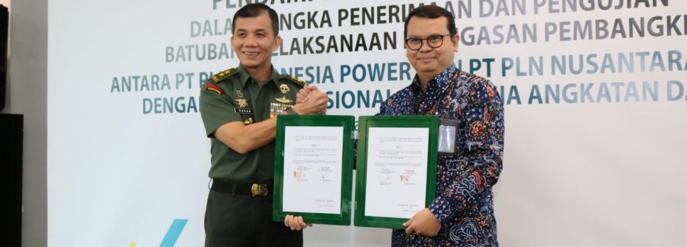 PLN Nusantara Power dan TNI AD Teken Kerja Sama Amankan Kualitas dan Kuantitas Pasokan Batubara