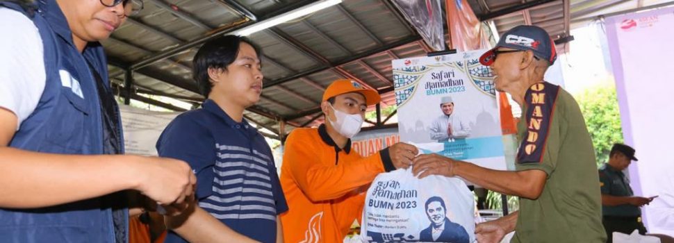 Safari Ramadhan BUMN 2023, Kolaborasi Kementerian BUMN dan PGN Gelar Pasar Murah