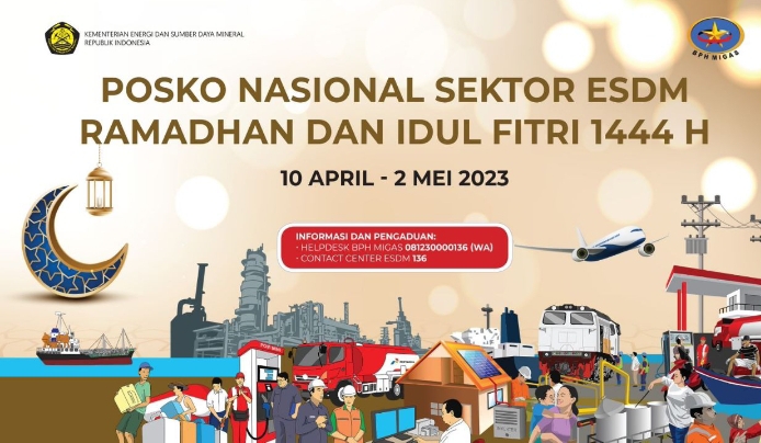 Jadi Koordinator Posko Nasional Sektor ESDM, BPH Migas Pastikan Distribusi Energi di Idul Fitri 1444H Berjalan Normal