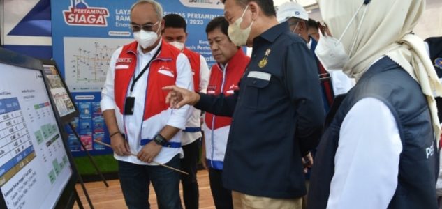 Pastikan Suplai BBM Berjalan Baik, Menteri Arifin Tinjau Fasilitas BBM di Jalur Banten dan Lampung