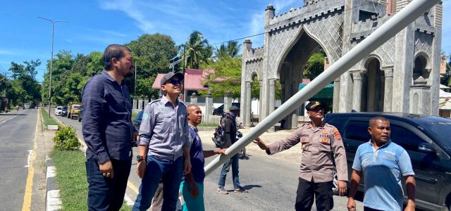 Terangi Jalan Nasional, PLN NP UP Arun Bangun Lampu Jalan Medan-Banda Aceh