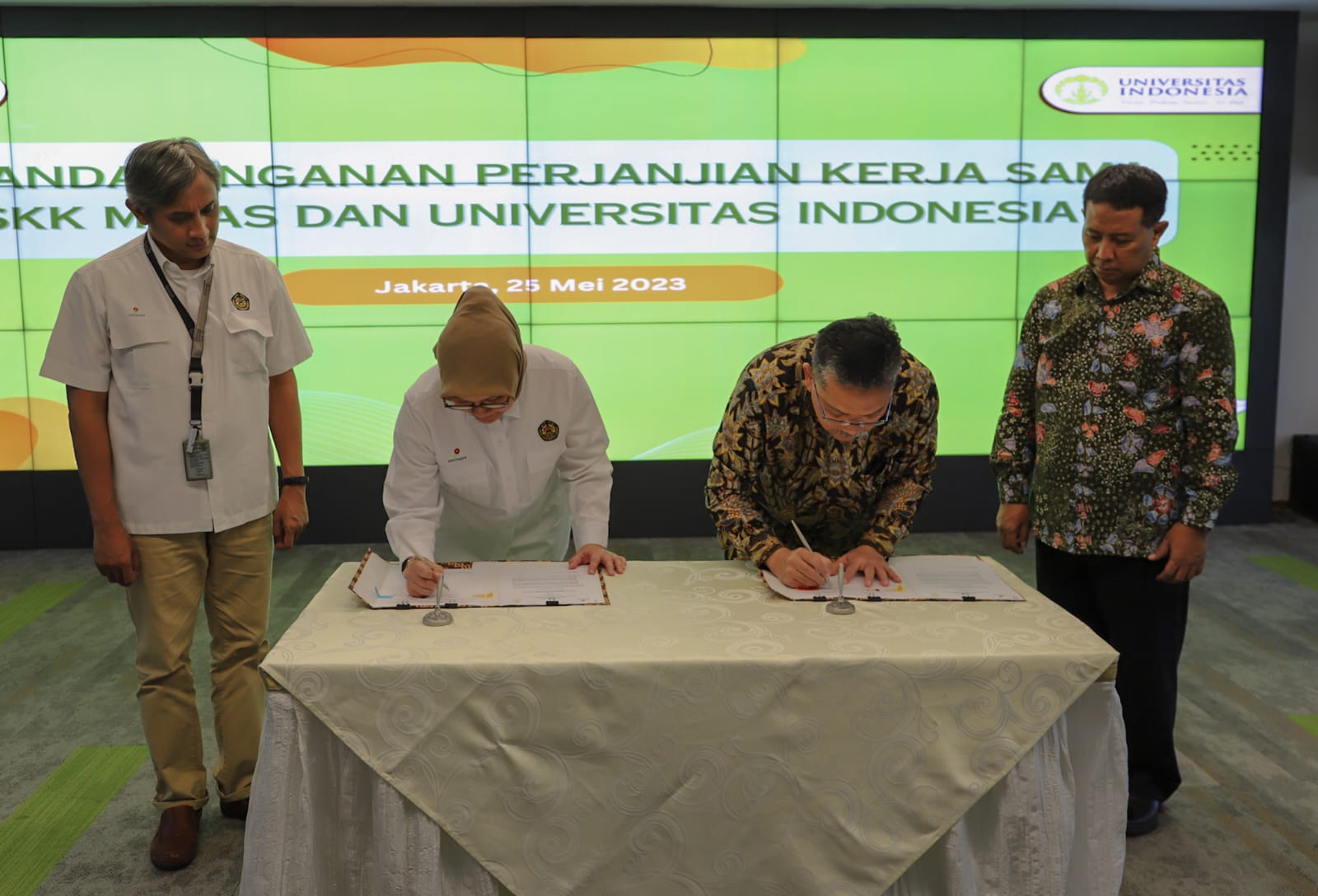SKK Migas & Universitas Indonesia Kerjasama Peningkatan SDM Kesehatan Hulu Migas