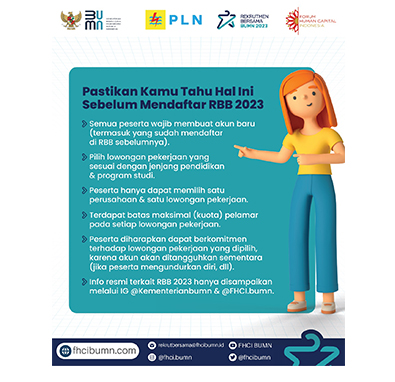Buruan Daftar, PLN Buka 32 Lowongan Pekerjaan di Rekrutmen Bersama BUMN 2023