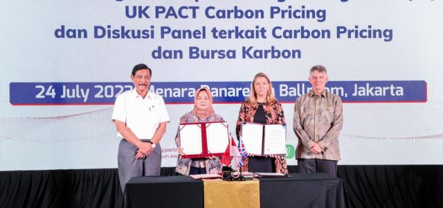 RI Tandatangani Penetapan Harga Karbon dengan Kedubes Inggris