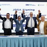PLN Kolaborasi dengan ACWA Power dan PT Pupuk Indonesia Kembangkan Bisnis Hidrogen