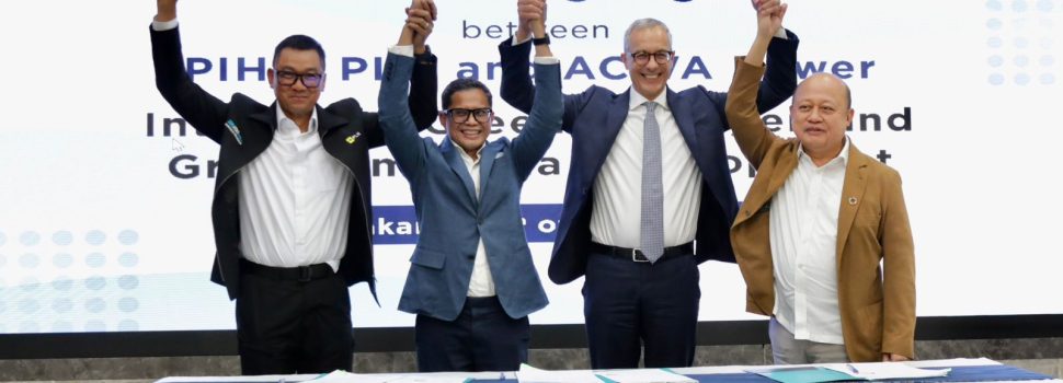 PLN Kolaborasi dengan ACWA Power dan PT Pupuk Indonesia Kembangkan Bisnis Hidrogen