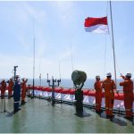 Penuh Khidmat PIS Gelar Upacara HUT RI di Kapal Abherka dan Kibarkan Merah Putih di Bawah Laut