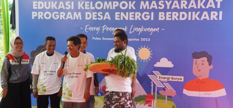 Desa Pulau Semambu Menyulap Pertanian Menjadi Lebih Ramah Lingkungan dengan Energi Surya dari Pertamina