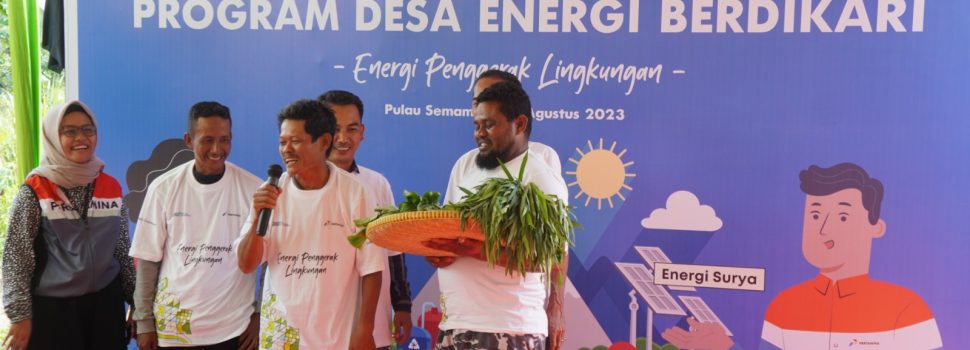 Desa Pulau Semambu Menyulap Pertanian Menjadi Lebih Ramah Lingkungan dengan Energi Surya dari Pertamina